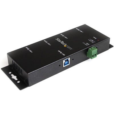 Concentrador industrial USB 3.0  STARTECH (5Gbps) SuperSpeed de 4 Puertos - Hub de Montaje - 4