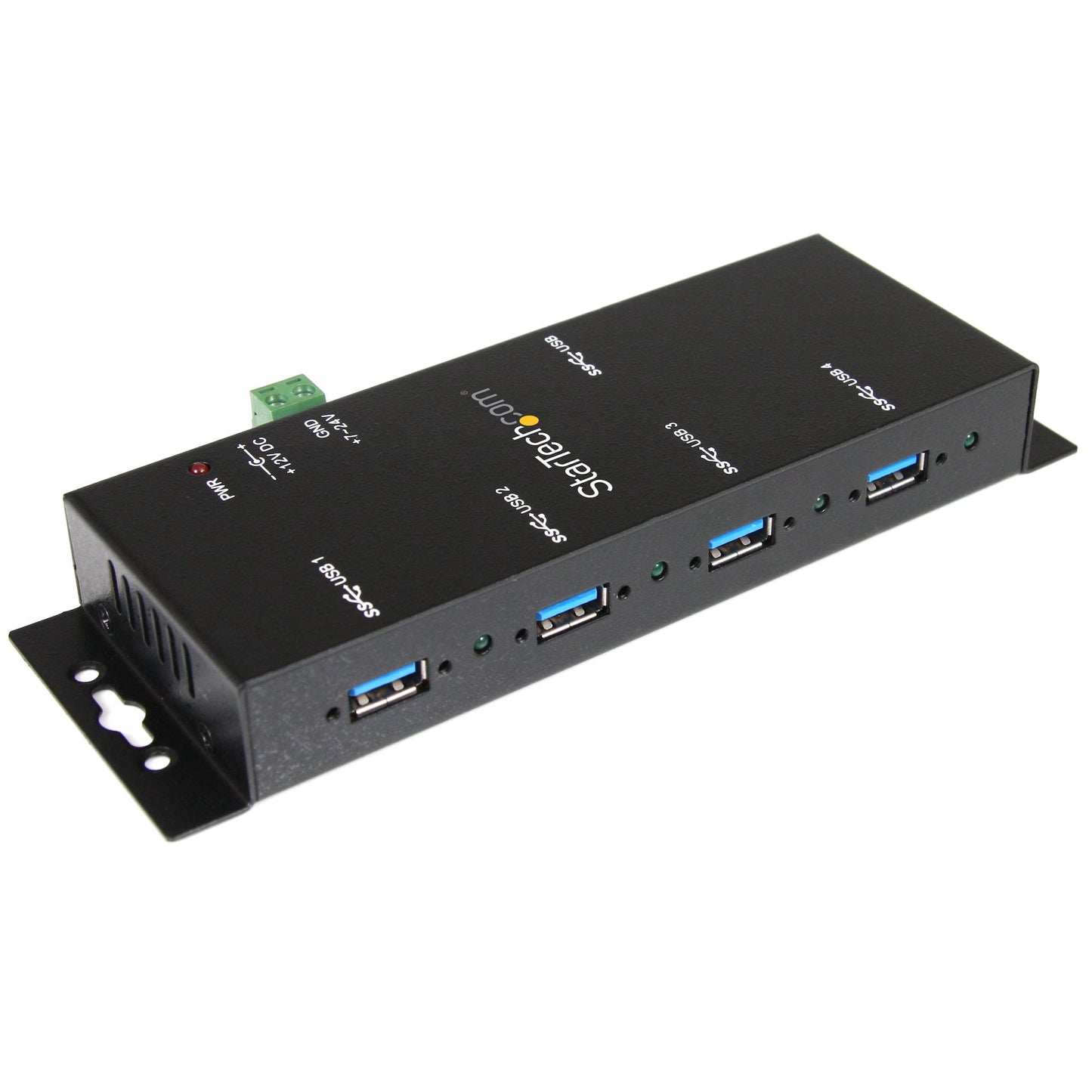 Concentrador industrial USB 3.0  STARTECH (5Gbps) SuperSpeed de 4 Puertos - Hub de Montaje - 4