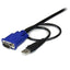 STARTECH CONSIG CABLE KVM 1.8M ULTRA DELGADO CABL 2EN1 VGA USB HD15 MACHO A MACHO .