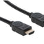 Cable con Certificación Premium Manhattan 354837, HDMI 2.0 Macho - HDMI 2.0 Macho, 4K, 60Hz, 1 Metro, Negro