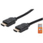 Cable Certificado Premium Manhattan 355360 HDMI 2.0 Macho - HDMI 2.0 Macho, 4K, 60Hz, 5 Metros, Negro