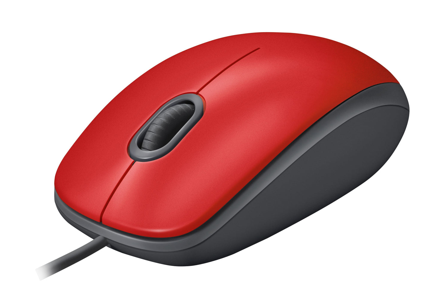 Mouse óptico M110 Silent Logitech, Alámbrico, USB, 1000DPI, Rojo