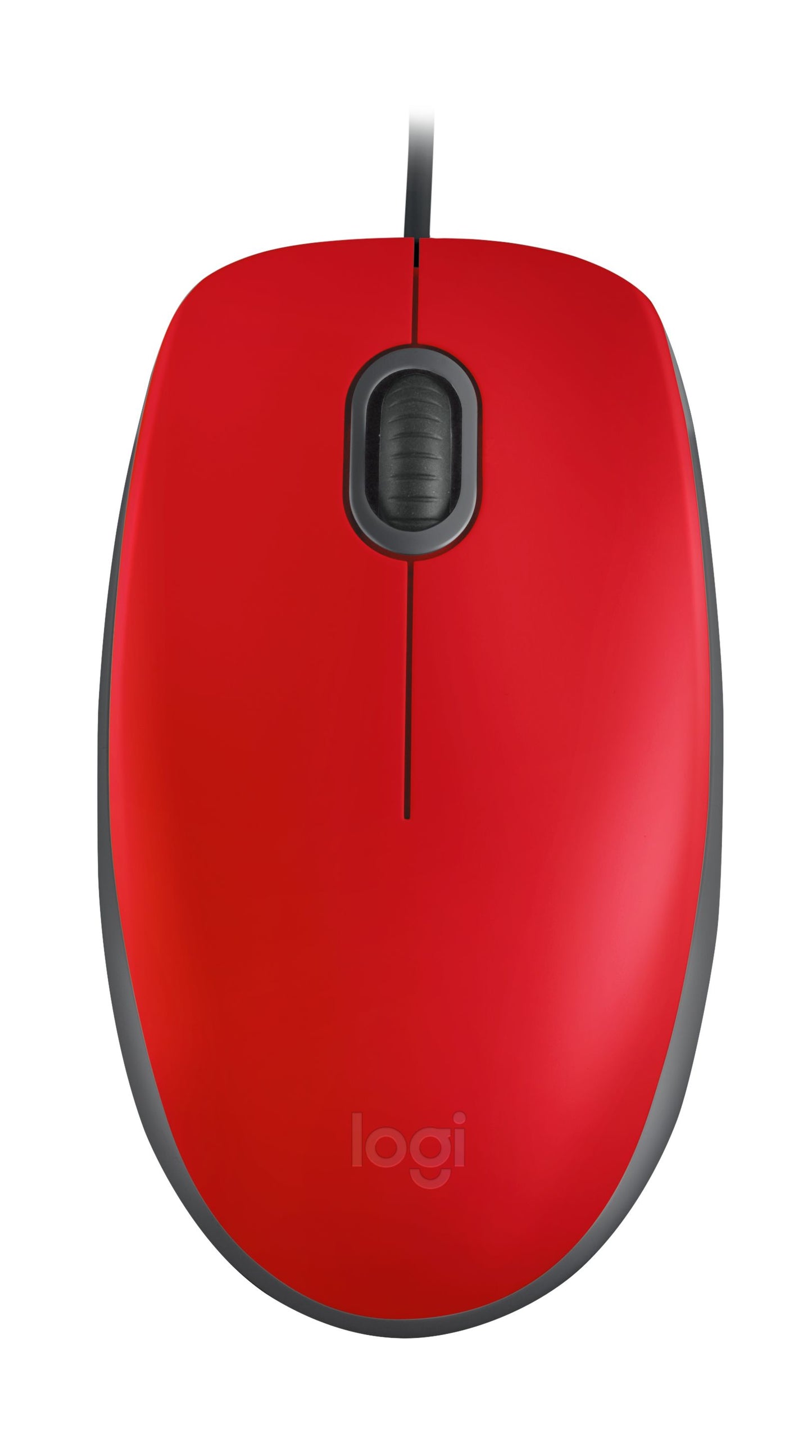 Mouse óptico M110 Silent Logitech, Alámbrico, USB, 1000DPI, Rojo