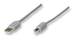 INTRACOM CABLE USB A-B 4.5M IMPRESORA CABL GRIS .