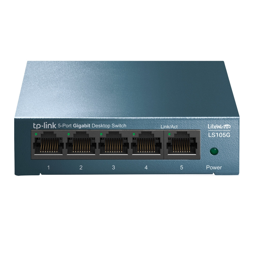 TP-LINK SWITCH DESKTOP DE 5 PUERTOS PERP GIGABIT AUTO-MDI/MDIX LITEWAVE