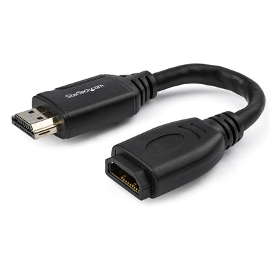 STARTECH CONSIG CABLE HDMI 2.0 DE 15 CM CON CABL CONECTORES DE AGARRE - 4K 60HZ