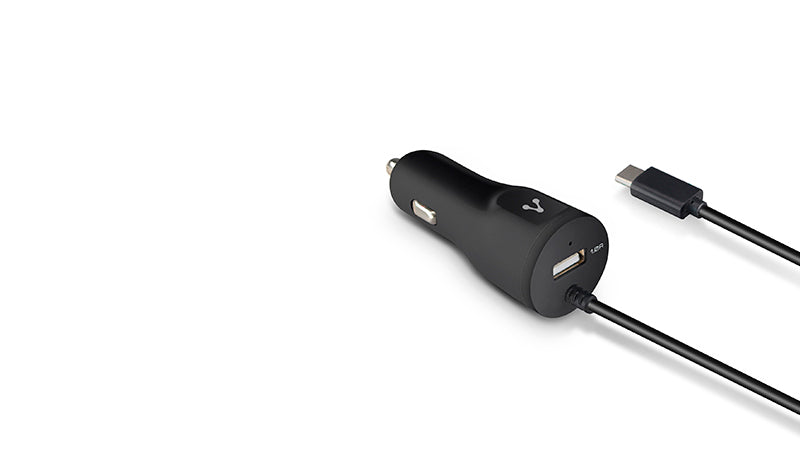Vorago Cargador para Auto, 5V, 1x USB 2.0, Negro