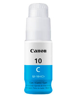 CANON BOTELLA DE TINTA GI-10 C CYAN INK 70ML SERIE G TERCERA GENERACION