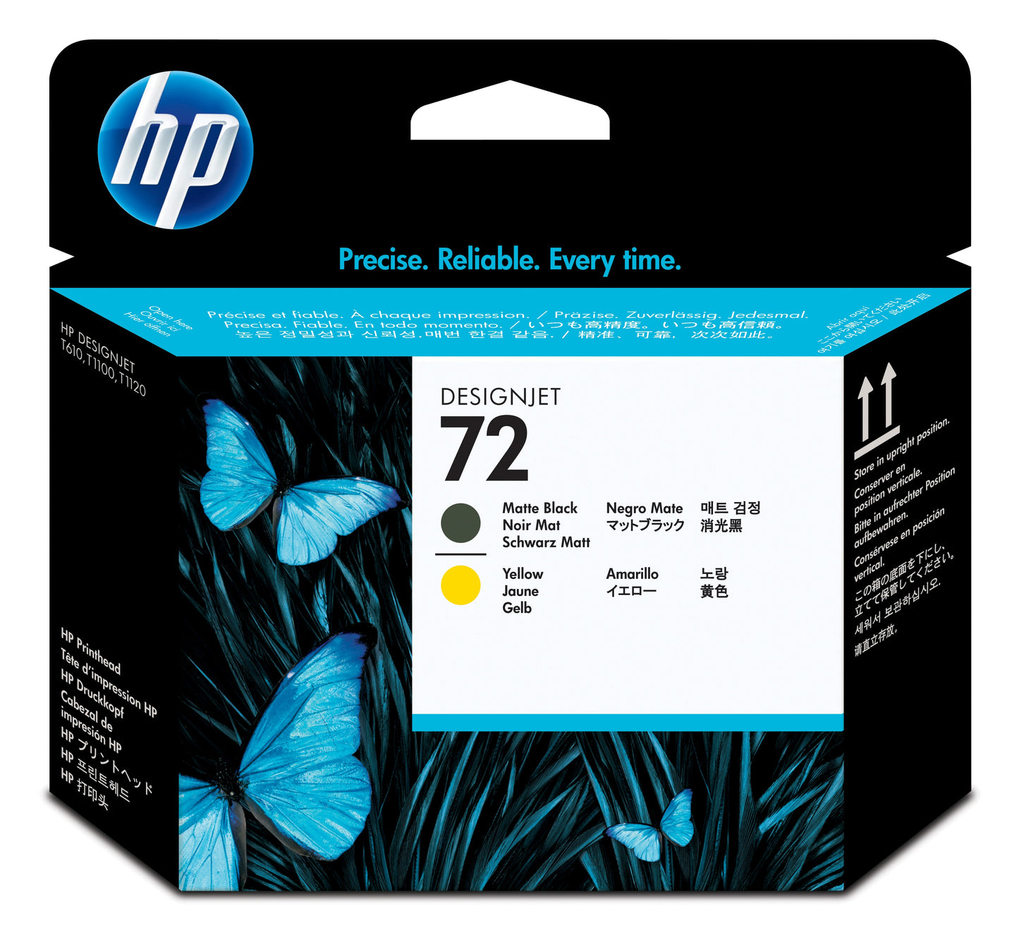 C9384A Cabezal HP 72 Negro Mate/Amarillo