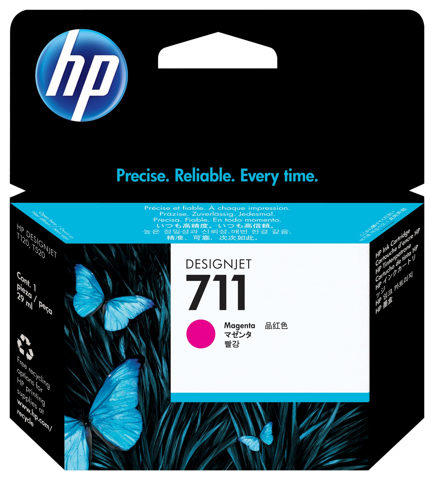 CZ131A Cartucho HP 711 Magenta Original 29ml