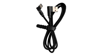 VORAGO CABLE VORAGO CAB-307 USB A TIPOCABL C 2.4A 90 GRADOS NEGRO