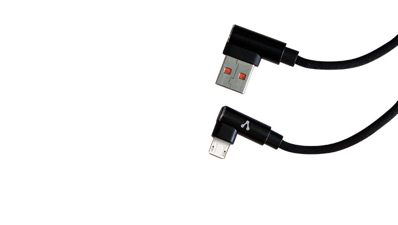 VORAGO CABLE VORAGO CAB-305 USB A MICRCABL USB 2.4A 90 GRADOS NEGRO