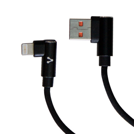 VORAGO CABLE VORAGO CAB-306 USB A CABL LIGHTNING 2.4A 90 GRADOS NEGRO