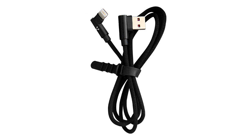 VORAGO CABLE VORAGO CAB-306 USB A CABL LIGHTNING 2.4A 90 GRADOS NEGRO