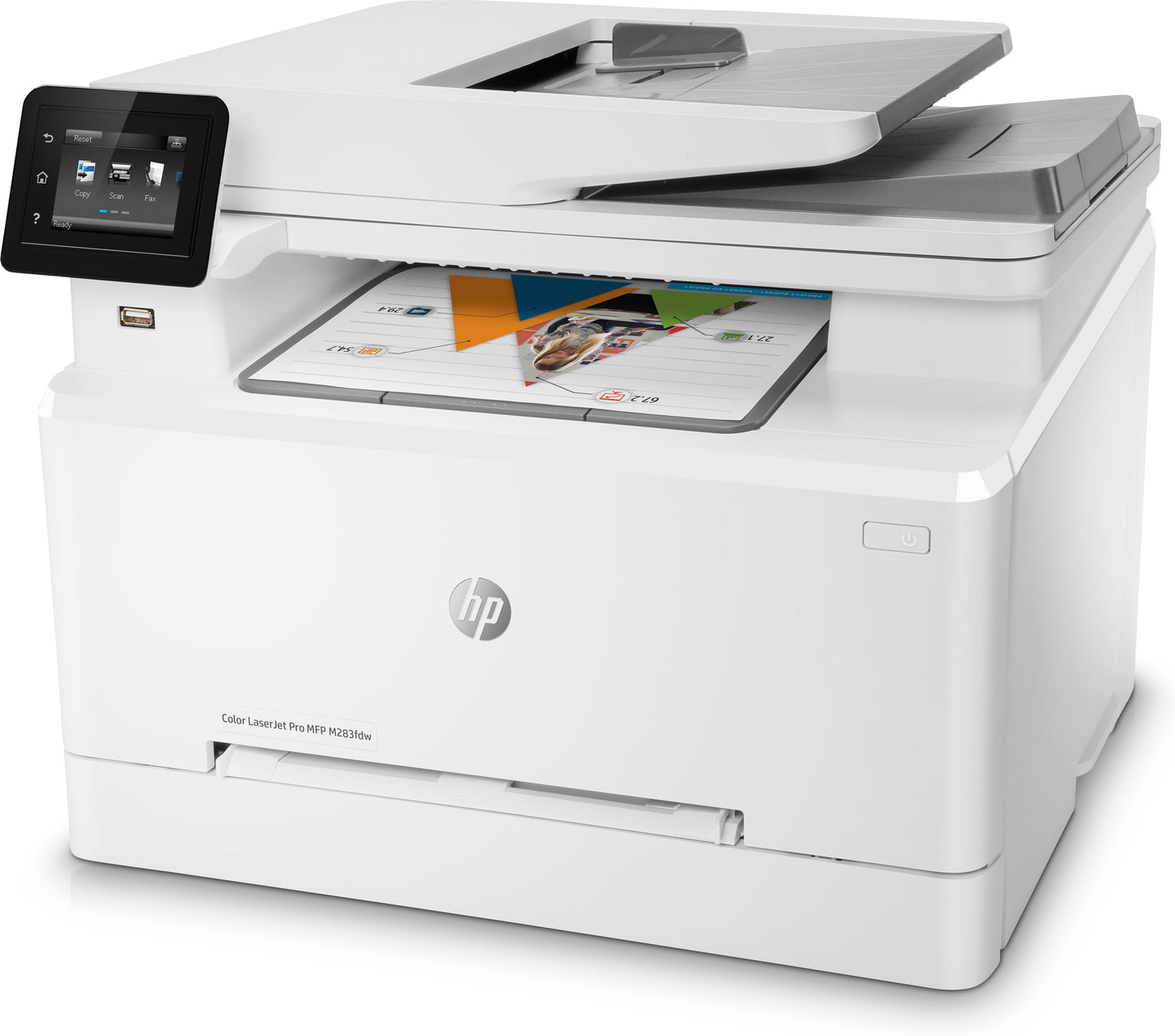 Impresora Multifuncional HP Color LaserJet Pro MFP M283fdw (7KW75A)