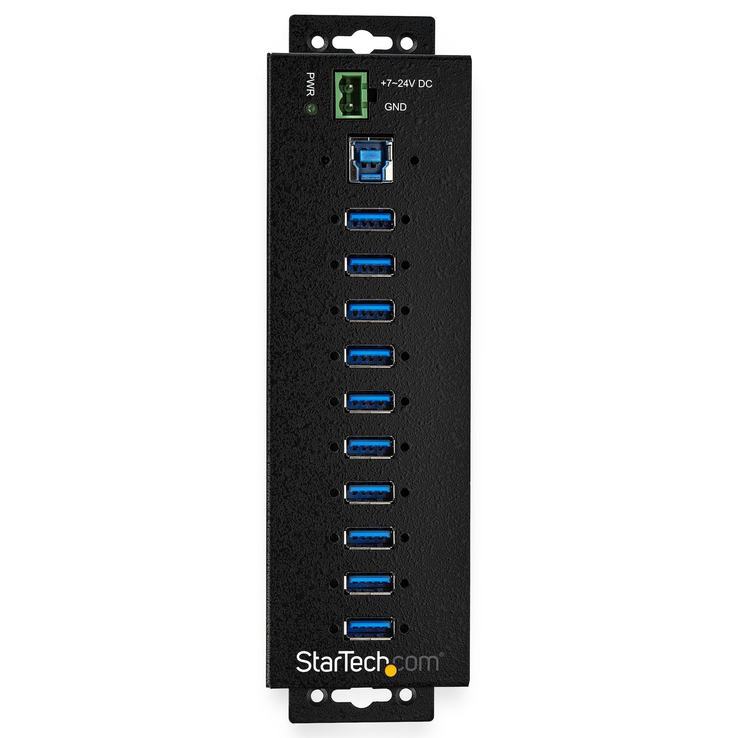 STARTECH CONSIG HUB INDUSTRIAL USB 3.0 DE 10 PERP PUERTOS - CON ADAPTADOR DE PODER