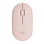 Mouse óptico Pebble M350 Logitech, Inalámbrico, Bluetooth, 1000DPI, Rosa