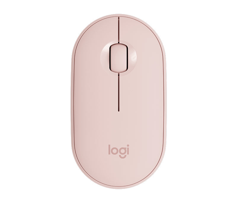 Mouse óptico Pebble M350 Logitech, Inalámbrico, Bluetooth, 1000DPI, Rosa