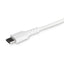 STARTECH CONSIG CABLE USB-C A LIGHTNING DE 1M RACK COLOR BLANCO - CERTIFICADO MFI