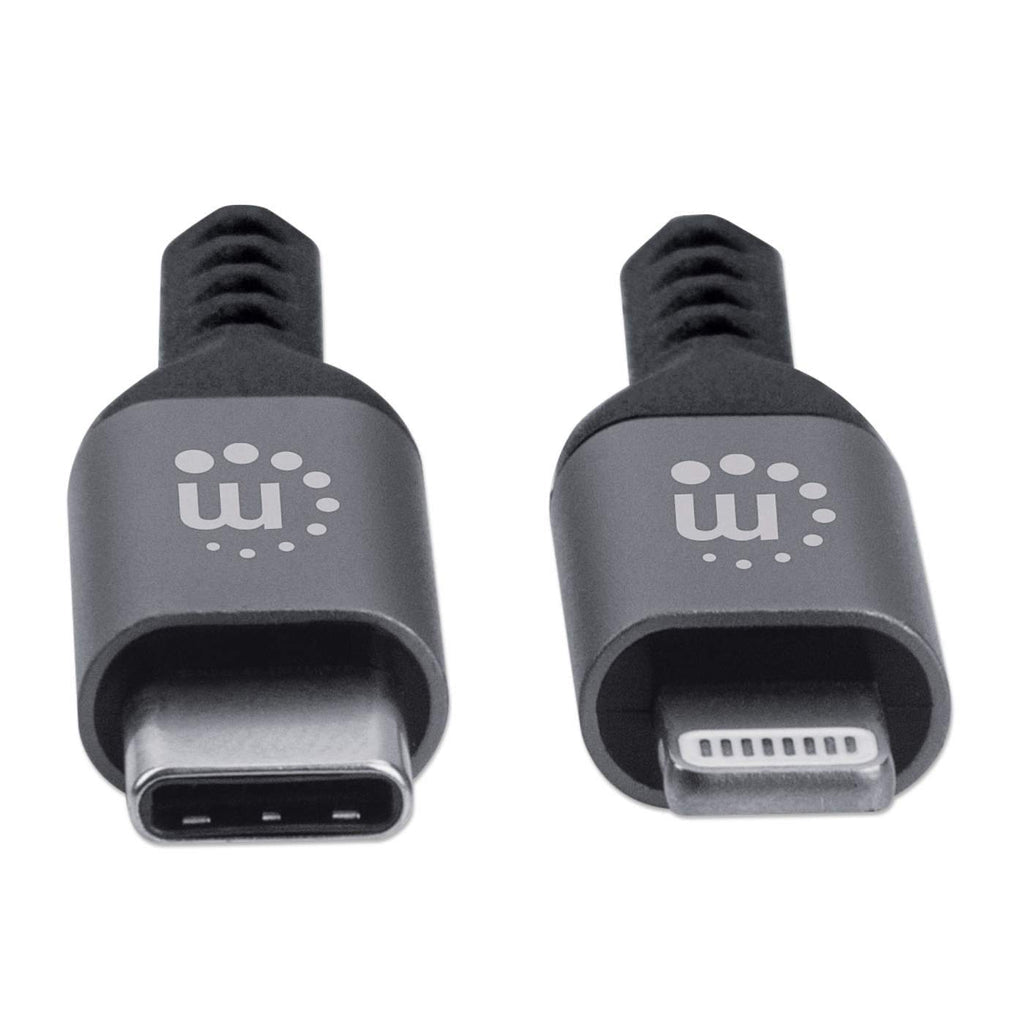 INTRACOM CABLE LIGHTNING A USB-C 1.0M GRCABL IS