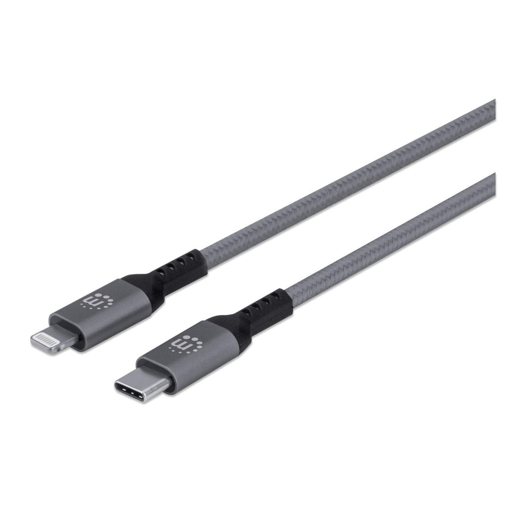 INTRACOM CABLE LIGHTNING A USB-C 1.0M GRCABL IS