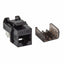 Jack de Red Intellinet 772327 Cat6a, UTP, RJ-45, Negro
