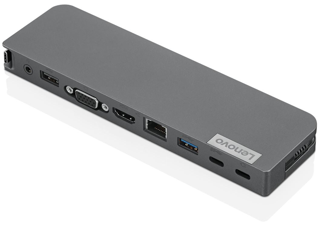 Lenovo Docking Station USB C 3.0, 3x USB 3.0, 1x USB 2.0, 1x HDMI, 1x RJ-45, 1x VGA