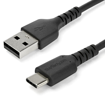 STARTECH CONSIG CABLE USB 2.0 A USB-C DE 1 M ADAP NEGRO - CON FIBRA ARAMIDA