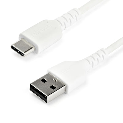 STARTECH CONSIG CABLE USB 2.0 A USB-C DE 1 M ADAP BLANCO - CON FIBRA ARAMIDA