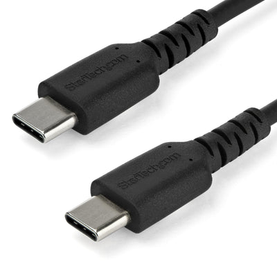 STARTECH CONSIG CABLE USB TIPO C DE 1 M ADAP NEGRO-CON FIBRA ARAMIDA