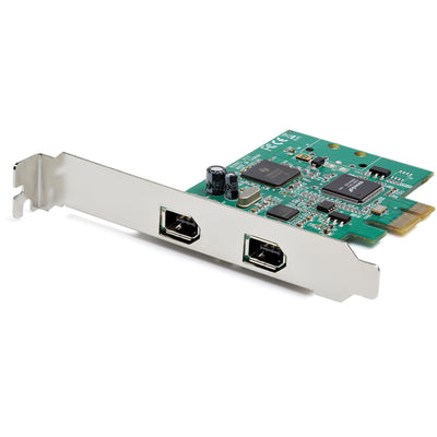 STARTECH CONSIG ADAPTADOR TARJETA FIREWIRE PCI CTLR E 2 PUERTOS - CHIPSET TI TSB82AA2