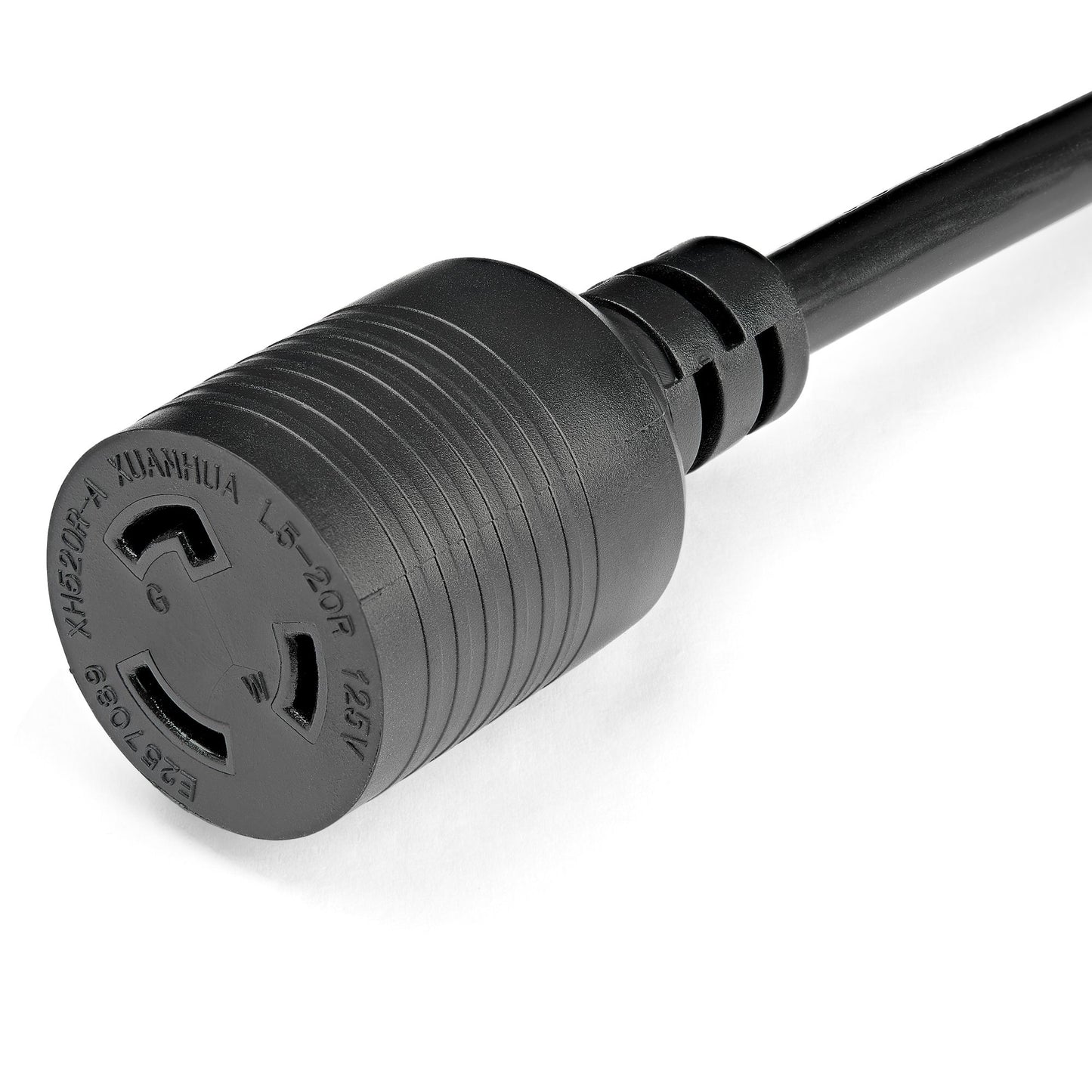 Cable de Poder Startech.com PAC520PLR3, NEMA L5-20P Macho - NEMA L5-20R Hembra, 90cm, Negro