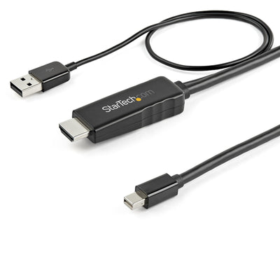 STARTECH CONSIG CABLE CONVERTIDOR HDMI A MINI CABL DP 1M - ALIMENTADO USB - 4K 30HZ