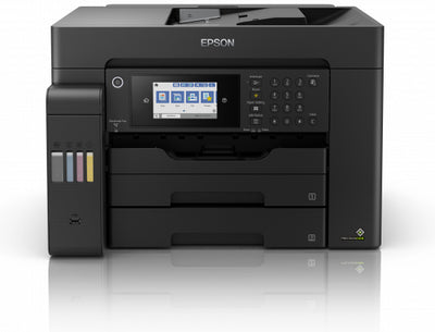 Epson MFC L15150 Inyección de tinta continua PrecisionCore a color. Cristal doble Carta. Wifi Direct y Ethernet. 25 páginas por minuto BYN. Pantalla LCD de 4.3" Fax.