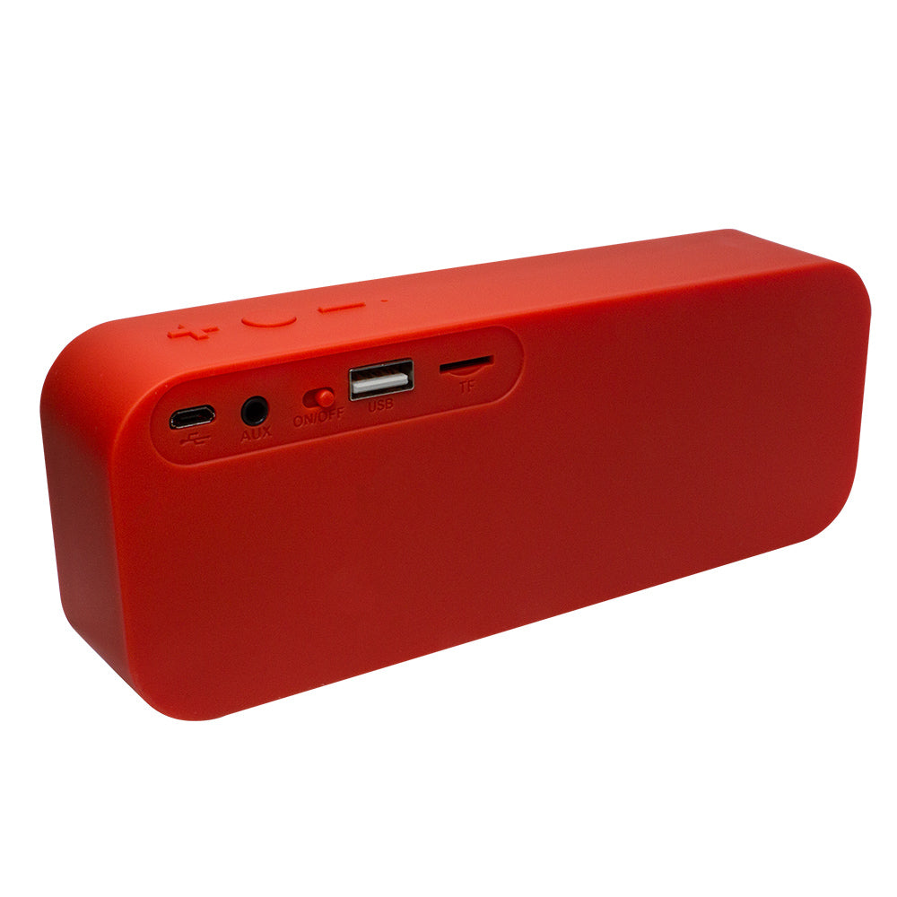 VORAGO VORAGO BOCINA BSP-150 BLUETOOTHSUBW MSD/USB/3.5MM TELA ROJO