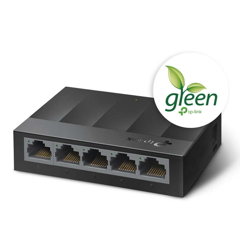 TP-LINK LITEWAVE 5-PORT GIGABIT DESKTOPPERP SWITCH 5GIGABIT RJ45 PORTS DESKT