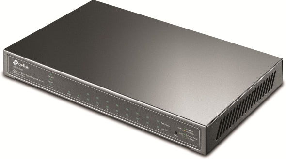 SWITCH SMART GIGABIT POE DE PERP 8 PUERTOS CON 2 RANURAS SFP