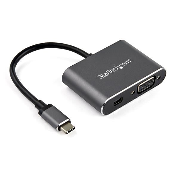 STARTECH CONSIG ADAPTADOR DE VIDEO MULTIPUERTO ADAP USB-C - MDP O VGA - 4K 60HZ