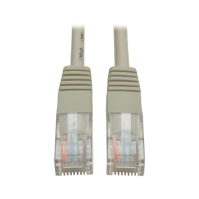 Cable Patch Tripp Lite N002-025-GY, Cat5e UTP Moldeado RJ-45 Macho - RJ-45 Macho, 7.62 Metros, Gris