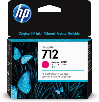 3ED68A Cartucho HP 712 Magenta Original, 29ml