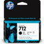 3ED71A Cartucho HP 712 Negro Original, 80ml