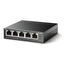Switch TP-Link Gigabit Ethernet TL-SG1005LP, 5 Puertos 10/100/1000 (4x PoE+), 10Gbit/s, 2000 Entradas - No Administrable
