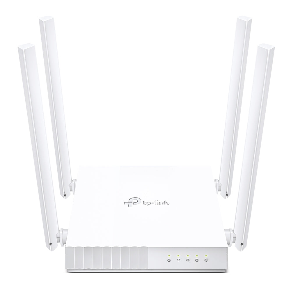 Router TP-Link Fast Ethernet de Banda Dual Firewall ARCHER C24, Inalámbrico, 433Mbit/s, 5x RJ-45, 2.4/5GHz, 4 Antenas Externas