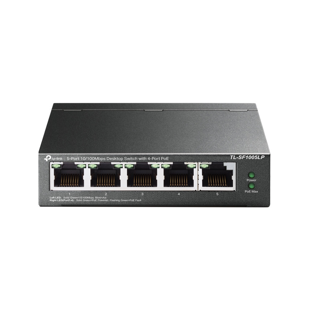 TP-LINK 5-PORT 10/100 MBPS DESKTOP PERP SWITCH WITH 4-PORT POE