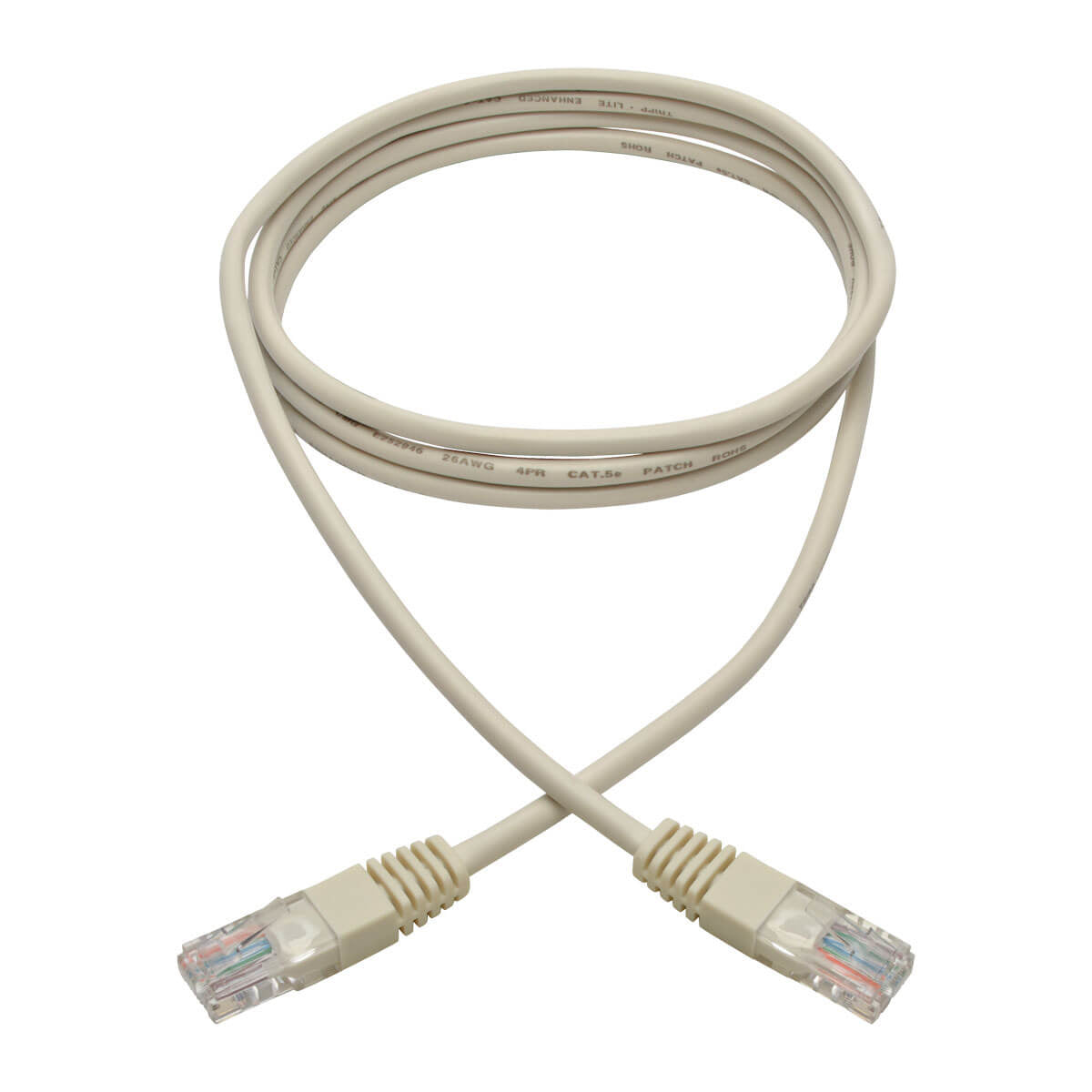 Cable Patch Tripp Late N002-006-WH, Cat5e UTP, RJ-45 Macho - RJ-45 Macho, 1.83 Metros, Blanco