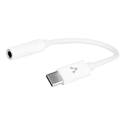 Vorago Adaptador USB-C Macho - 3.5mm Hembra, Blanco