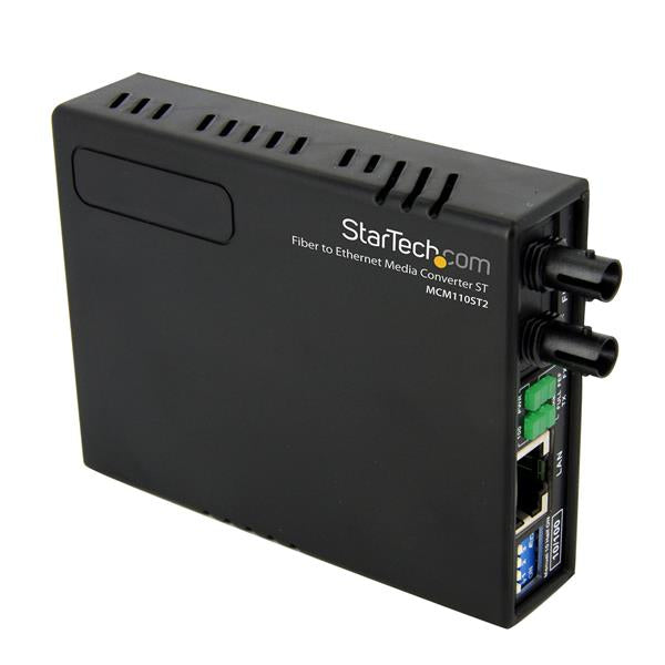 STARTECH CONSIG CONVERTIDOR DE MEDIOS ETHERNET PERP 10/100 A FIBRA MULTIMODO ST -2KM