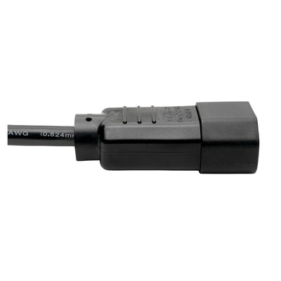 Cable de Poder para PC Tripp Lite P004-004, C14 Coupler Macho - C13 Hembra Coupler, 1.22 Metros, Negro