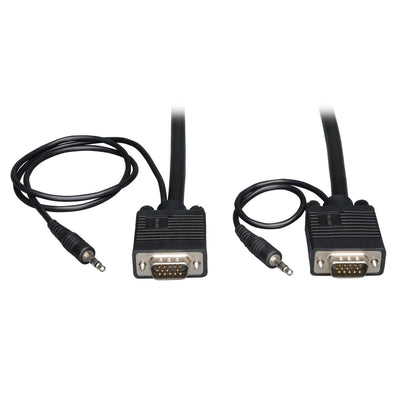 TRIPPLITE CONSIG. CABLE VGA COAXIAL C/ RGB COAX CABL Y AUDIO MONITOR HD15 3.5MM 1.83M