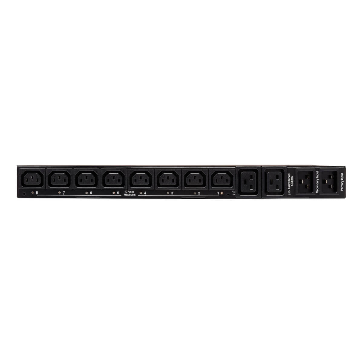 PDU Controlable Monofásico Tripp Lite PDUMH20HVATNET, 3.2-3.8 kW, 200-240V, 10 Tomacorrientes, 3.6 Metros, para Instalación 1U en Rack